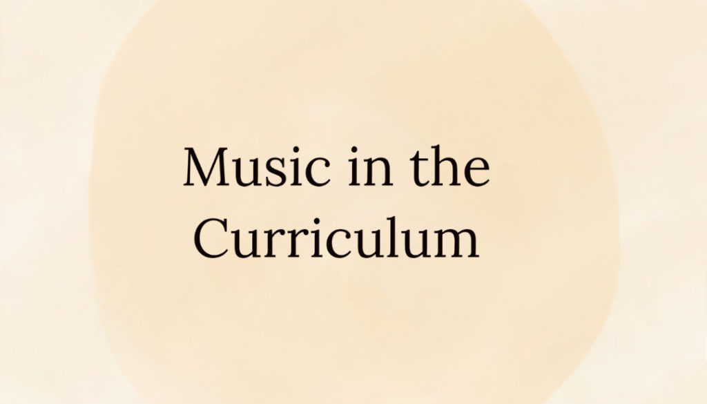 music curriculum